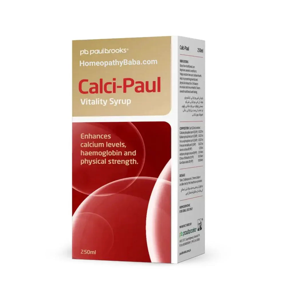 Paul Brooks Calci-Paul Syrup for Calcium & Iron Support | HomeopathyBaba.com
