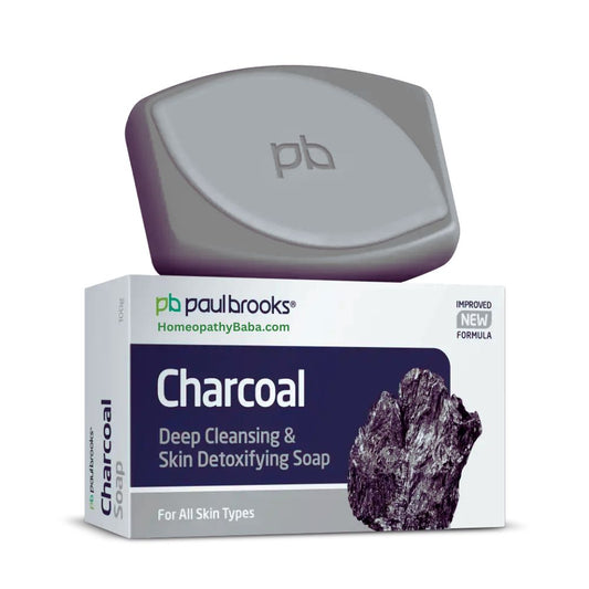 Paul Brooks Charcoal Soap for Deep Cleansing and Skin Purification | Homeopathy Baba