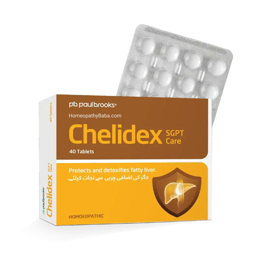 Paul Brooks Chelidex Tablets for Liver & SGPT Support | HomeopathyBaba.com