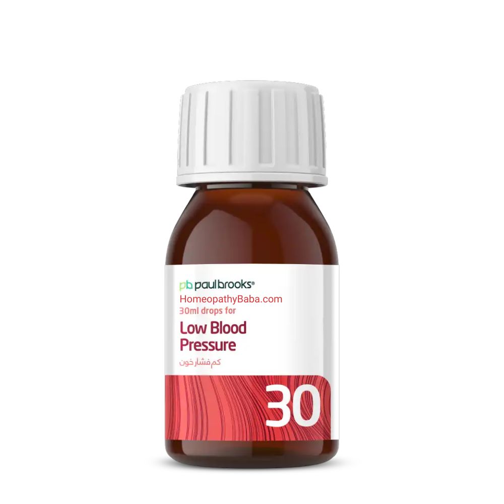 Paul Brooks Combination No 30 for Low Blood Pressure Support | HomeopathyBaba.com