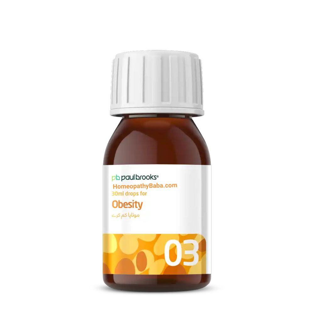 Paul Brooks Combination No 3 (Obesity) for effective metabolic support | HomeopathyBaba.com
