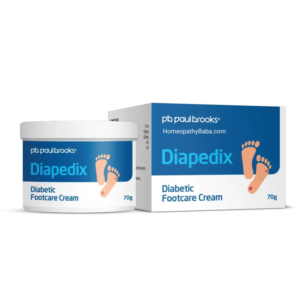 Paul Brooks Diapedix Footcare Cream for Diabetic Foot Care | HomeopathyBaba.com