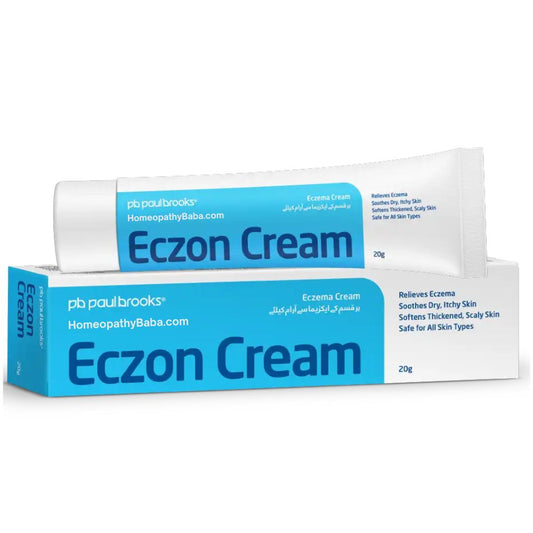 Paul Brooks Eczon Cream for soothing relief from eczema symptoms | HomeopathyBaba.com