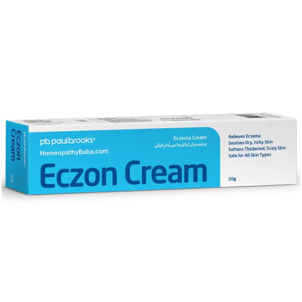 Paul Brooks Eczon Cream for soothing relief from eczema symptoms | HomeopathyBaba.com