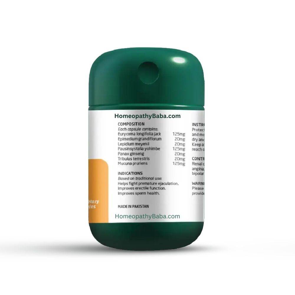 Paul Brooks Endura Capsules for Male Performance & Stamina | HomeopathyBaba.com
