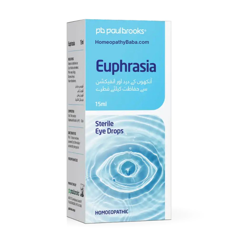 Paul Brooks Euphrasia Eye Drops for eye irritation and dryness | HomeopathyBaba.com