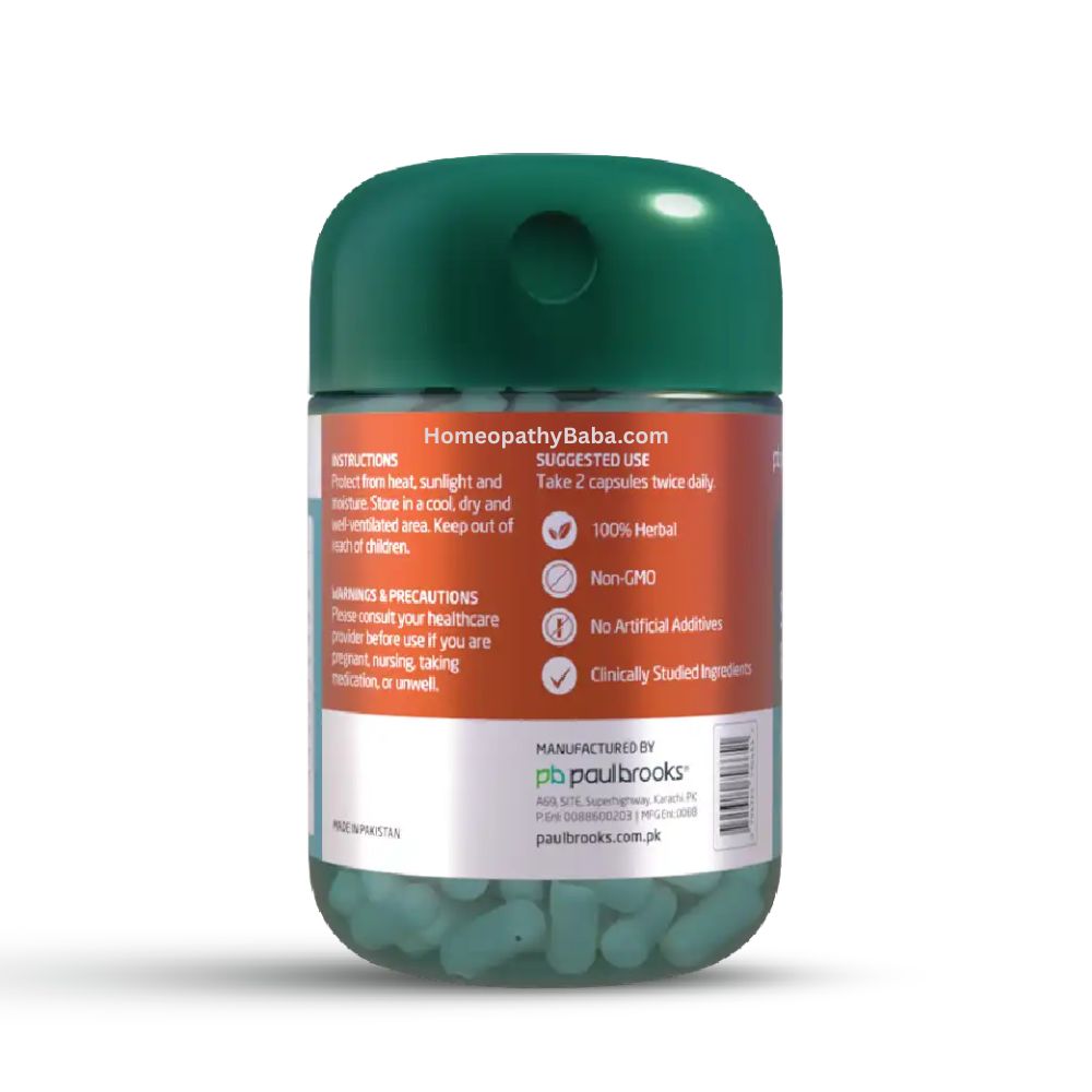 Paul Brooks Glucosyl Sweet Balance Capsules for Healthy Glucose Metabolism | Homeopathy Baba