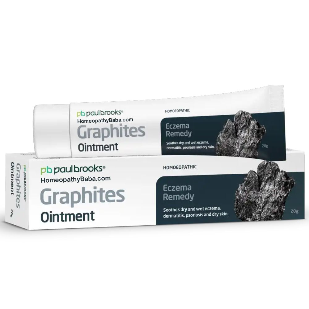 Paul Brooks Graphites Ointment for eczema, rawness, and bleeding cracks | HomeopathyBaba.com