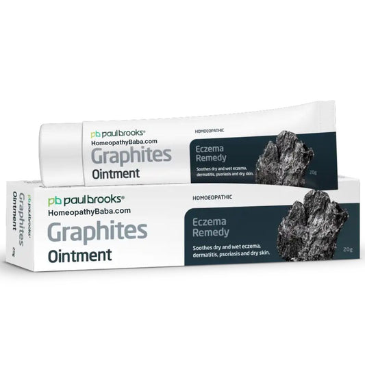Paul Brooks Graphites Ointment for eczema, rawness, and bleeding cracks | HomeopathyBaba.com