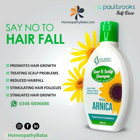 Paul Brooks Hair N Scalp Shampoo 200ml - HomeopathyBaba.Com