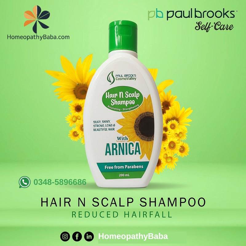 Paul Brooks Hair N Scalp Shampoo 200ml - HomeopathyBaba.Com
