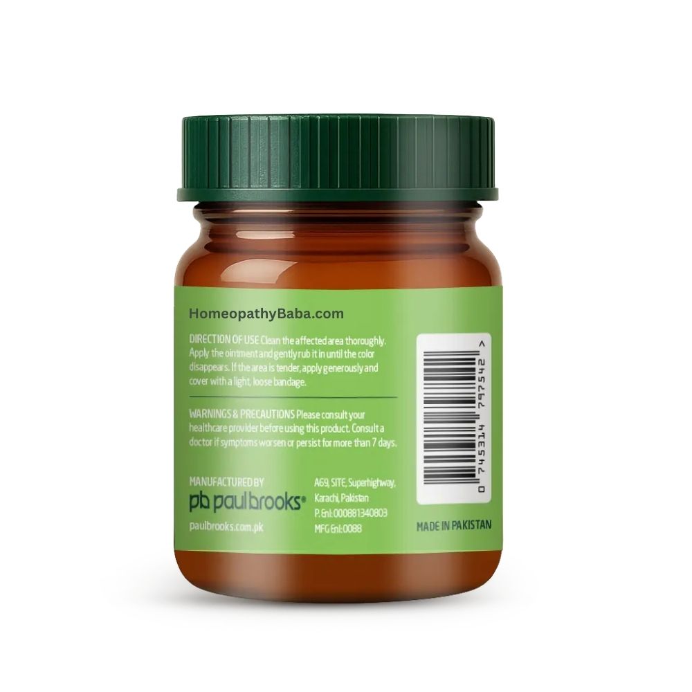 Paul Brooks Herbidex Ointment for soothing sore muscles and relieving aches | Homeopathy Baba