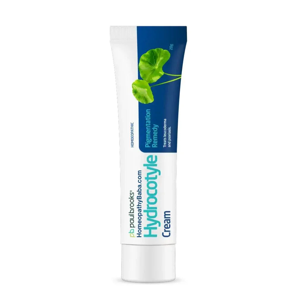 Paul Brooks Hydrocotyle Cream for restorative relief from pigmentation and psoriasis | HomeopathyBaba.com