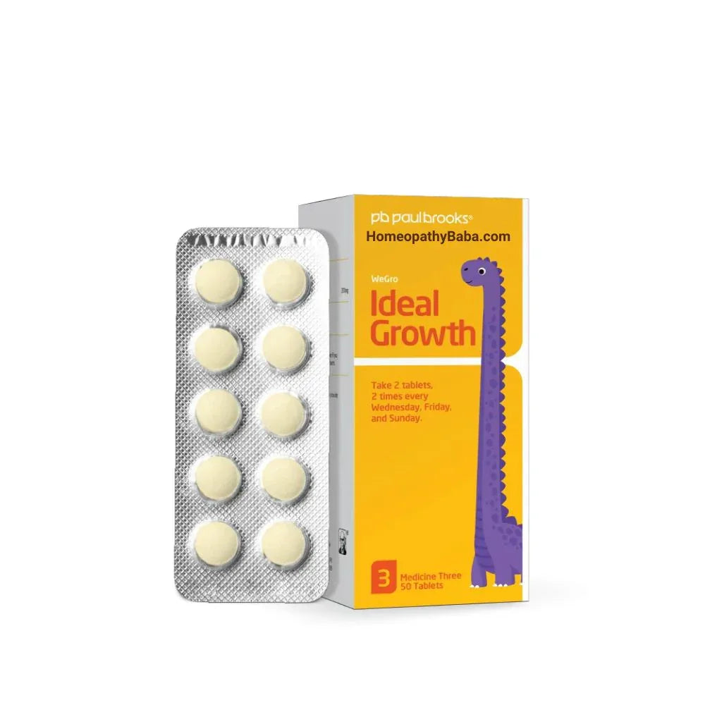 Paul Brooks Ideal Growth Kit for Healthy Height & Bone Development | HomeopathyBaba.com
