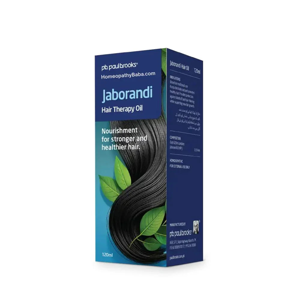 Paul Brooks Jaborandi Hair Therapy Oil for complete hair growth and anti-dandruff | HomeopathyBaba.com