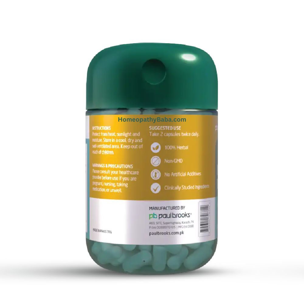 Paul Brooks Mind Recharge with Ginkgo & Brahmi for Focus & Memory | HomeopathyBaba.com