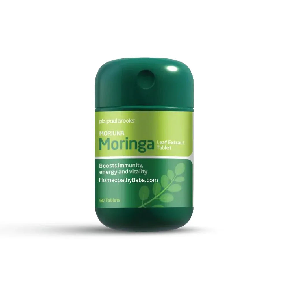 Paul Brooks Morilina Moringa Tablets for Energy & Immunity | HomeopathyBaba.com