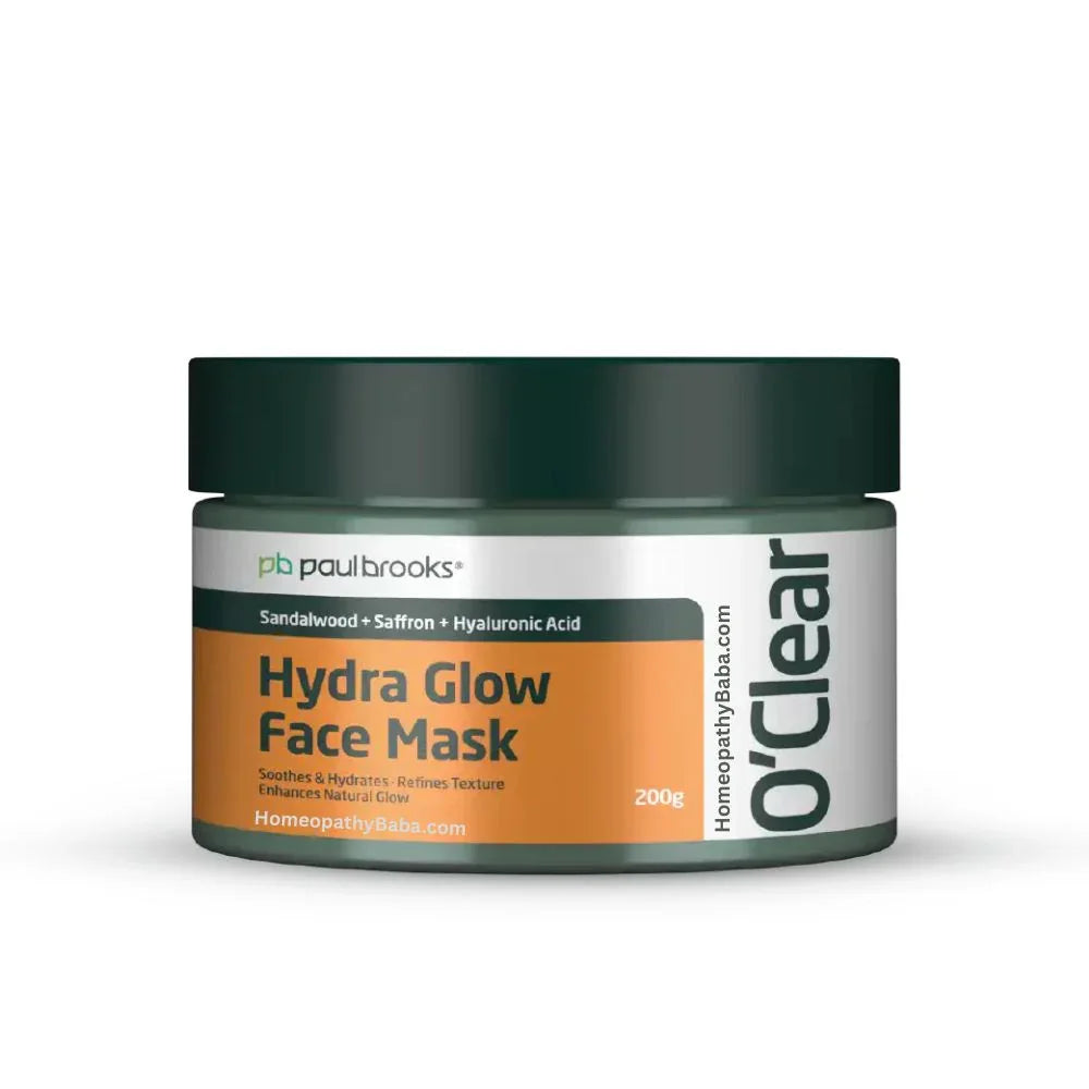 Paul Brooks OClear Hydra Glow Face Mask for Restoring Moisture and Radiance | Homeopathy Baba
