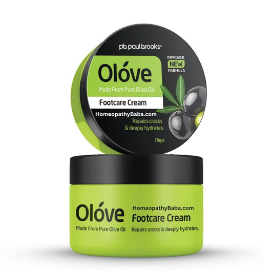 Paul Brooks Olove Foot Care Cream for cracked heels and diabetic foot care | Homeopathy Baba