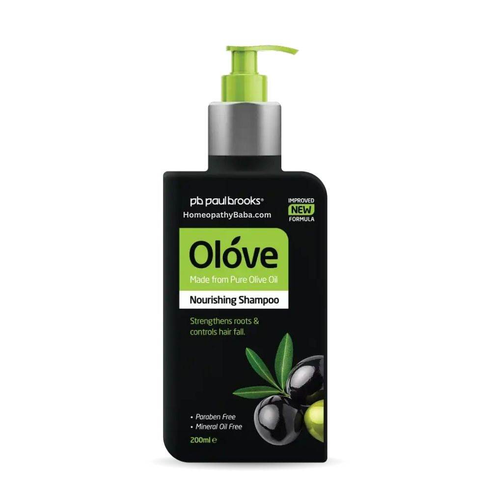 Paul Brooks Olove Nourishing Shampoo for hair fall and dandruff control | Homeopathy Baba