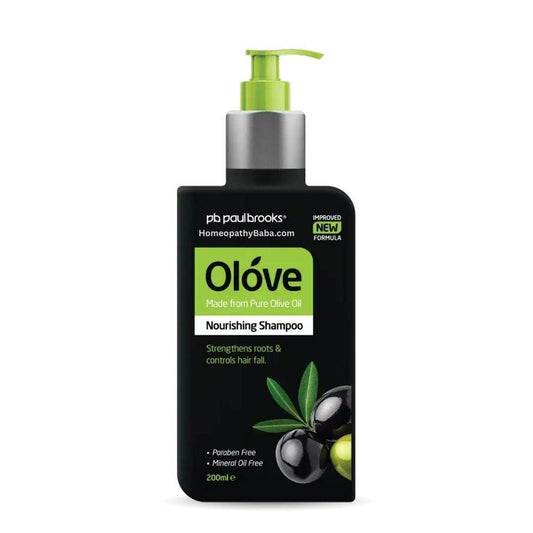 Paul Brooks Olove Nourishing Shampoo for hair fall and dandruff control | Homeopathy Baba