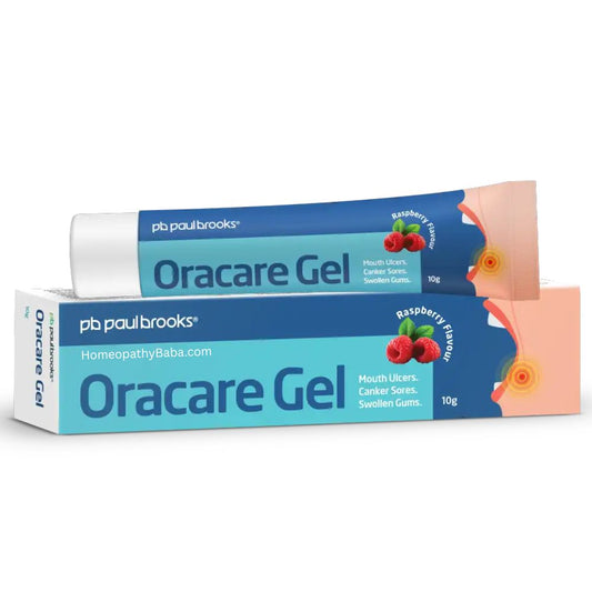 Paul Brooks Oracare Gel for Mouth Ulcers & Gum Relief | HomeopathyBaba.com