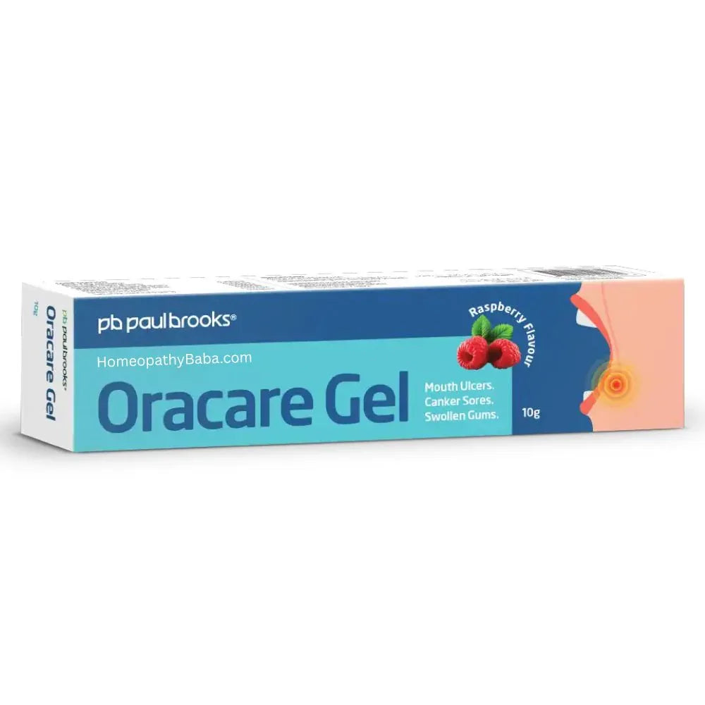 Paul Brooks Oracare Gel for Mouth Ulcers & Gum Relief | HomeopathyBaba.com