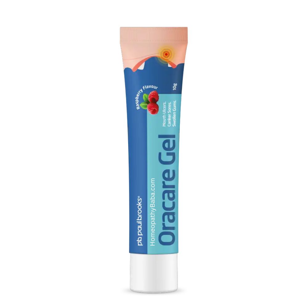 Paul Brooks Oracare Gel for Mouth Ulcers & Gum Relief | HomeopathyBaba.com