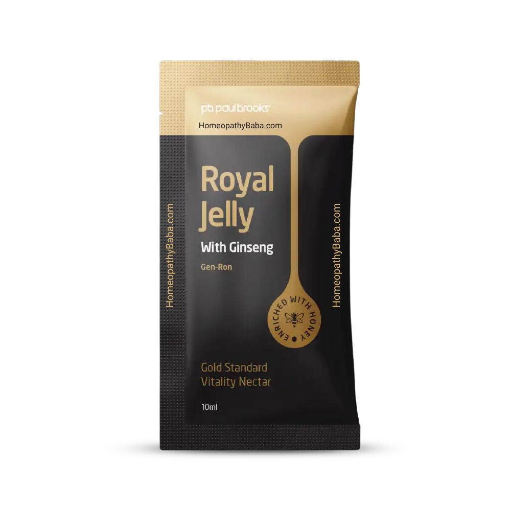 Paul Brooks Royal Jelly With Ginseng for Vitality & Immunity Sachet | HomeopathyBaba.com