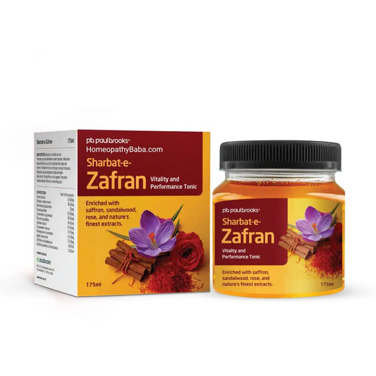 Paul Brooks Sharbat-e-Zafran 175ml | Vitality & Strength Tonic