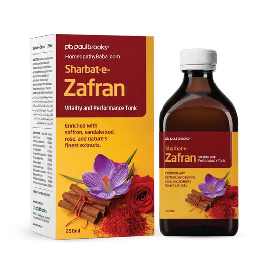 Paul Brooks Sharbat-e-Zafran for Vitality & Strength | HomeopathyBaba.com