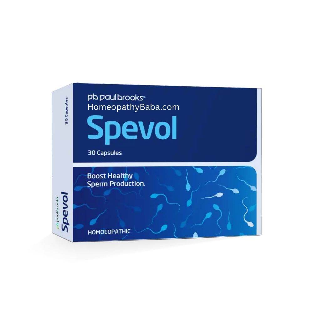 Paul Brooks Spevol Capsules for Sperm Health & Fertility Support | HomeopathyBaba.com