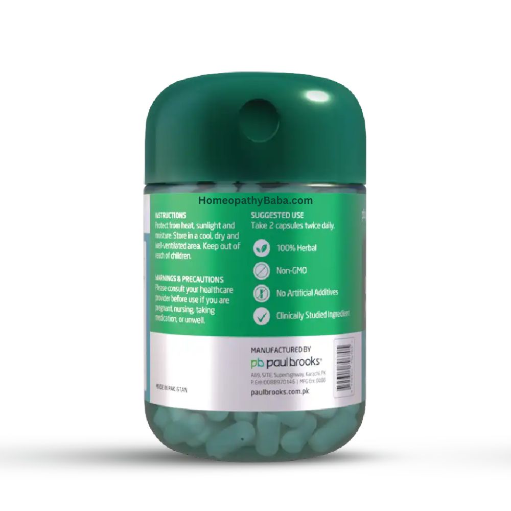 Paul Brooks Spirulina Green Multis Capsules for Daily Immunity and Wellness | Homeopathy Baba