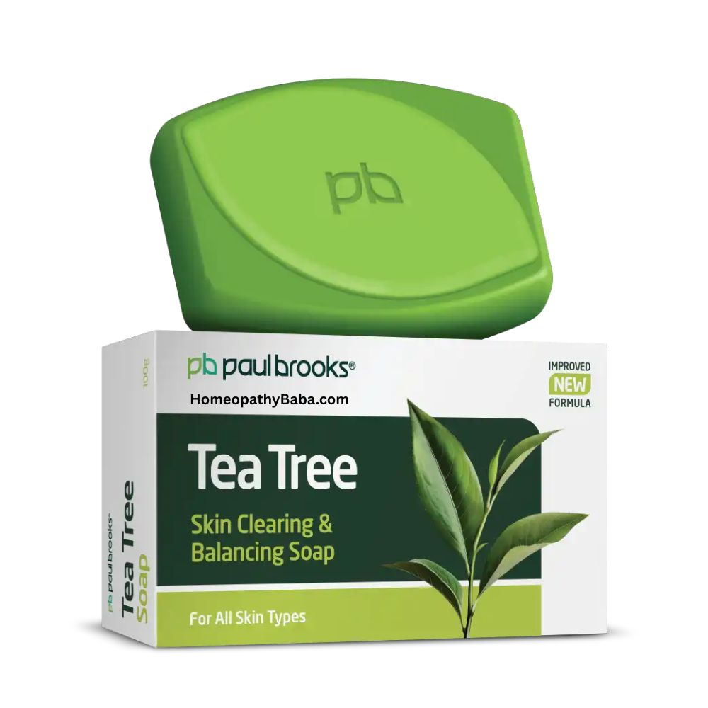 Paul Brooks Tea Tree Soap for clearing and balancing acne-prone skin | Homeopathy Baba