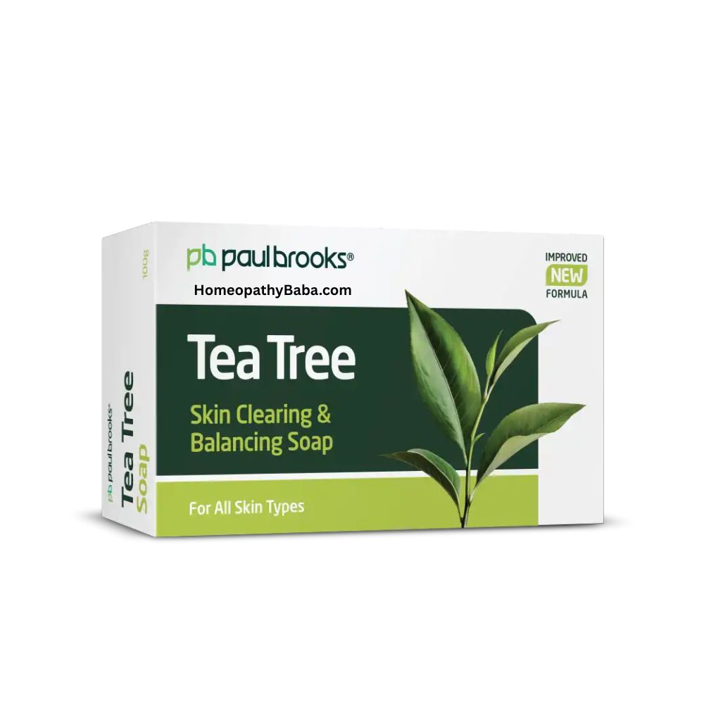 Paul Brooks Tea Tree Soap for clearing and balancing acne-prone skin | Homeopathy Baba
