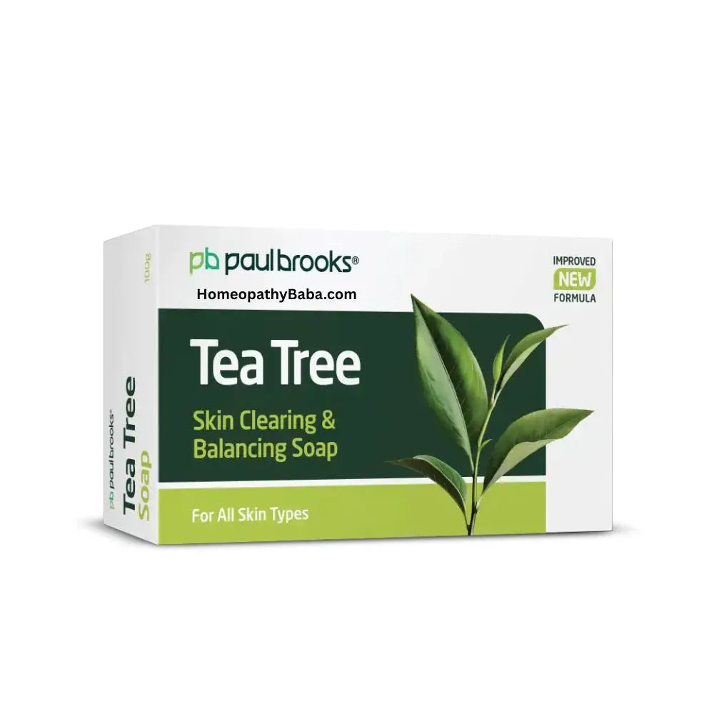 Paul Brooks Tea Tree Soap for clearing and balancing acne-prone skin | Homeopathy Baba