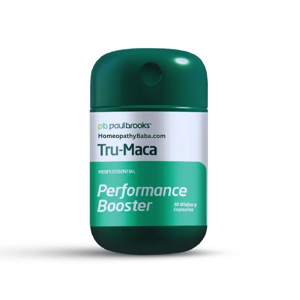 Paul Brooks Tru Maca Capsules for Vitality & Testosterone Support | HomeopathyBaba.com