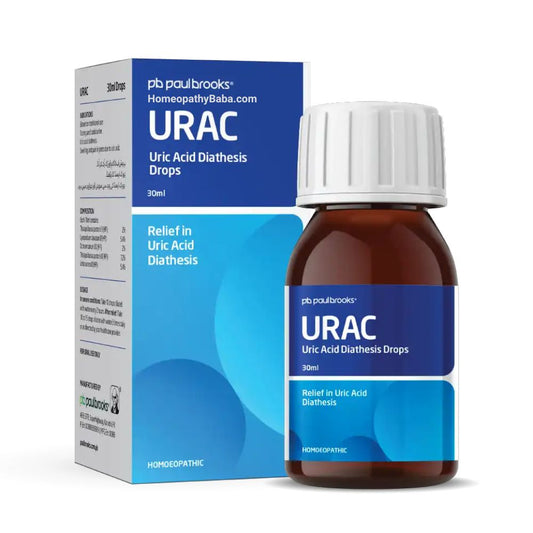 Paul Brooks Urac Drops for uric acid relief and joint pain | HomeopathyBaba.com