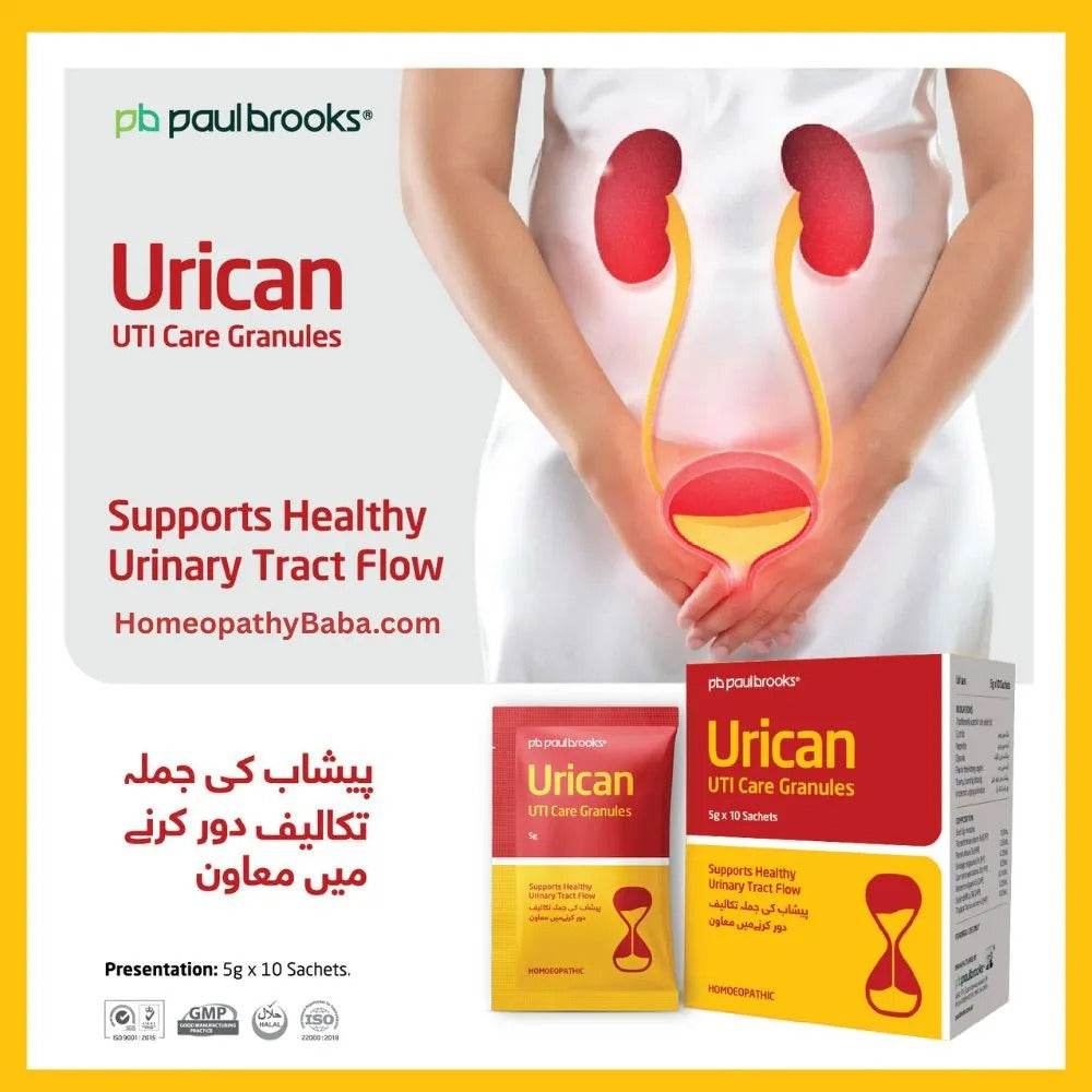 Paul Brooks Urican Drops for ultimate UTI and bladder relief | HomeopathyBaba.com