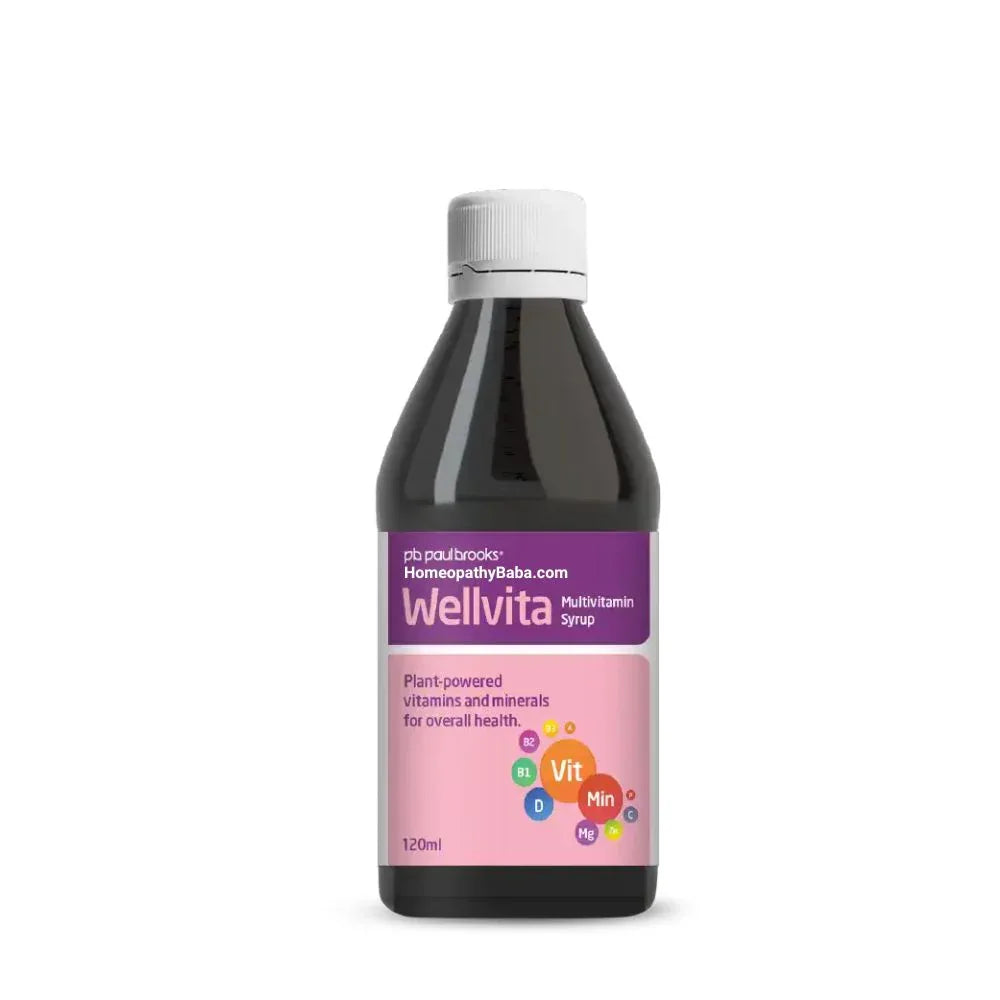 Paul Brooks Wellvita Syrup for Multivitamin & Mineral Support | HomeopathyBaba.com