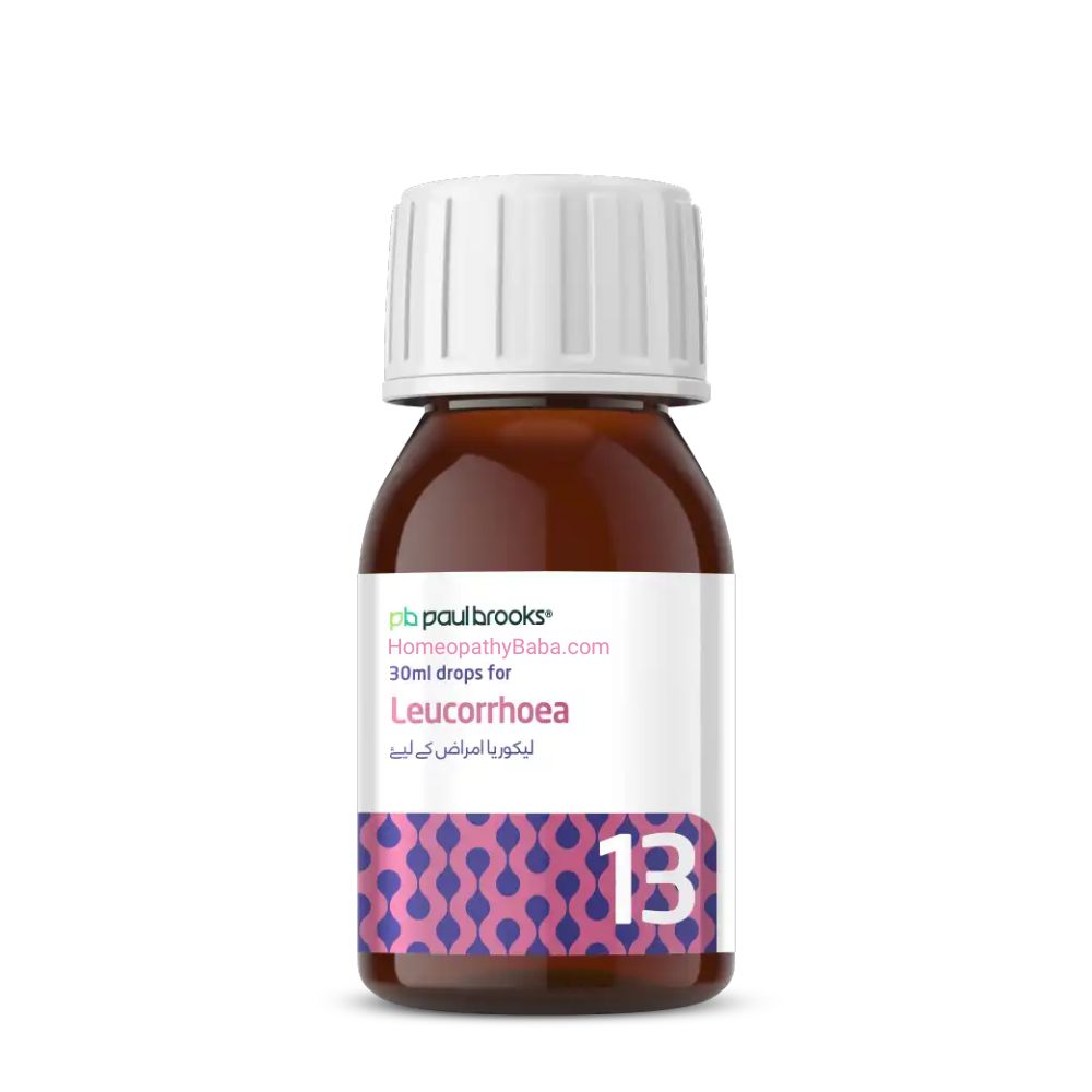 Paul Brooks Combination No 13 for Leucorrhoea Support | HomeopathyBaba.com