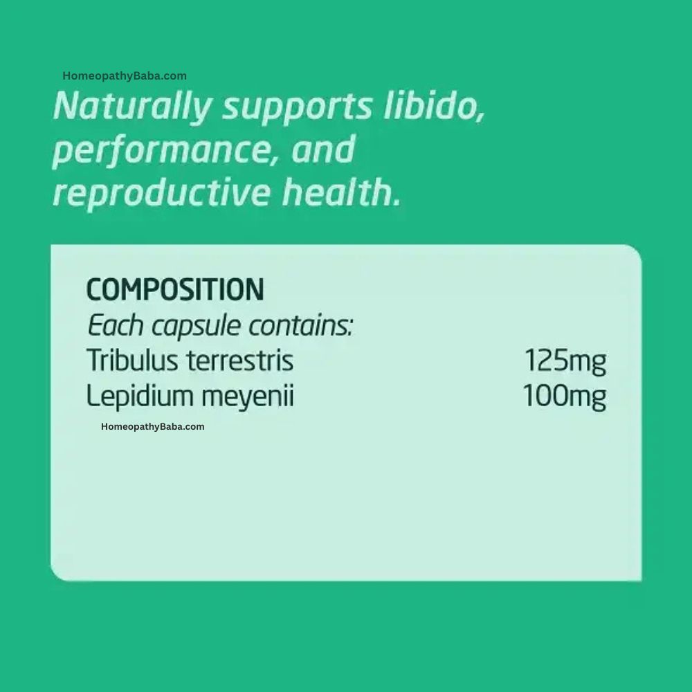 Paul Brooks Tru Maca Capsules for Vitality & Testosterone Support | HomeopathyBaba.com