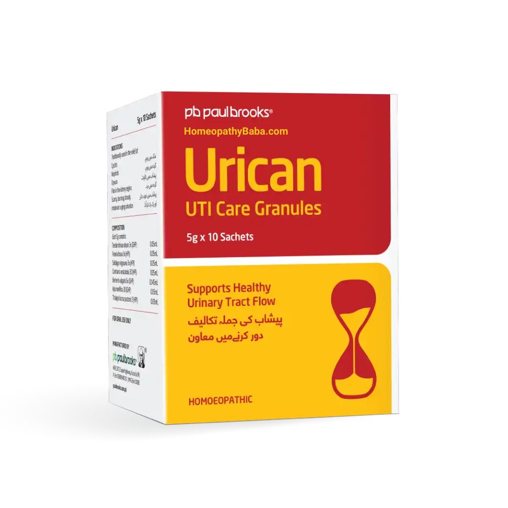Paul Brooks Urican Drops for ultimate UTI and bladder relief | HomeopathyBaba.com