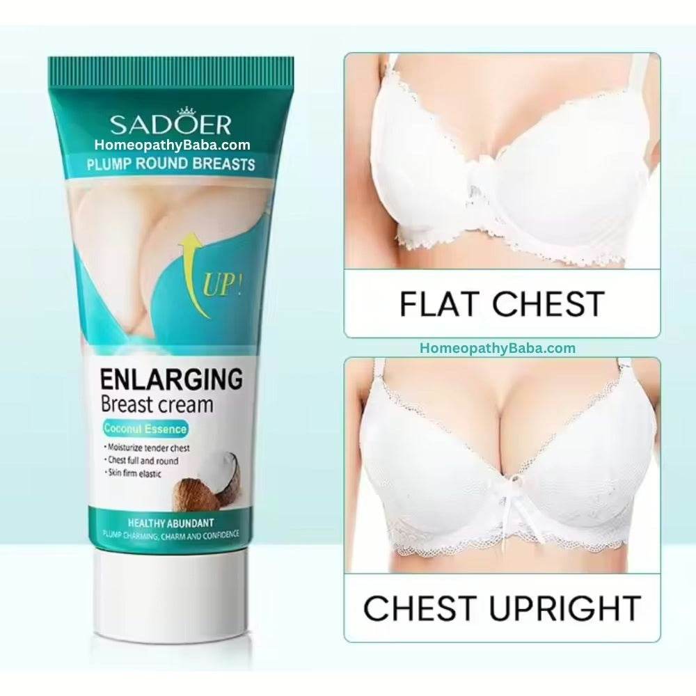 Sadoer Coconut Essence Breast Firming Cream (60g) - HomeopathyBaba.Com