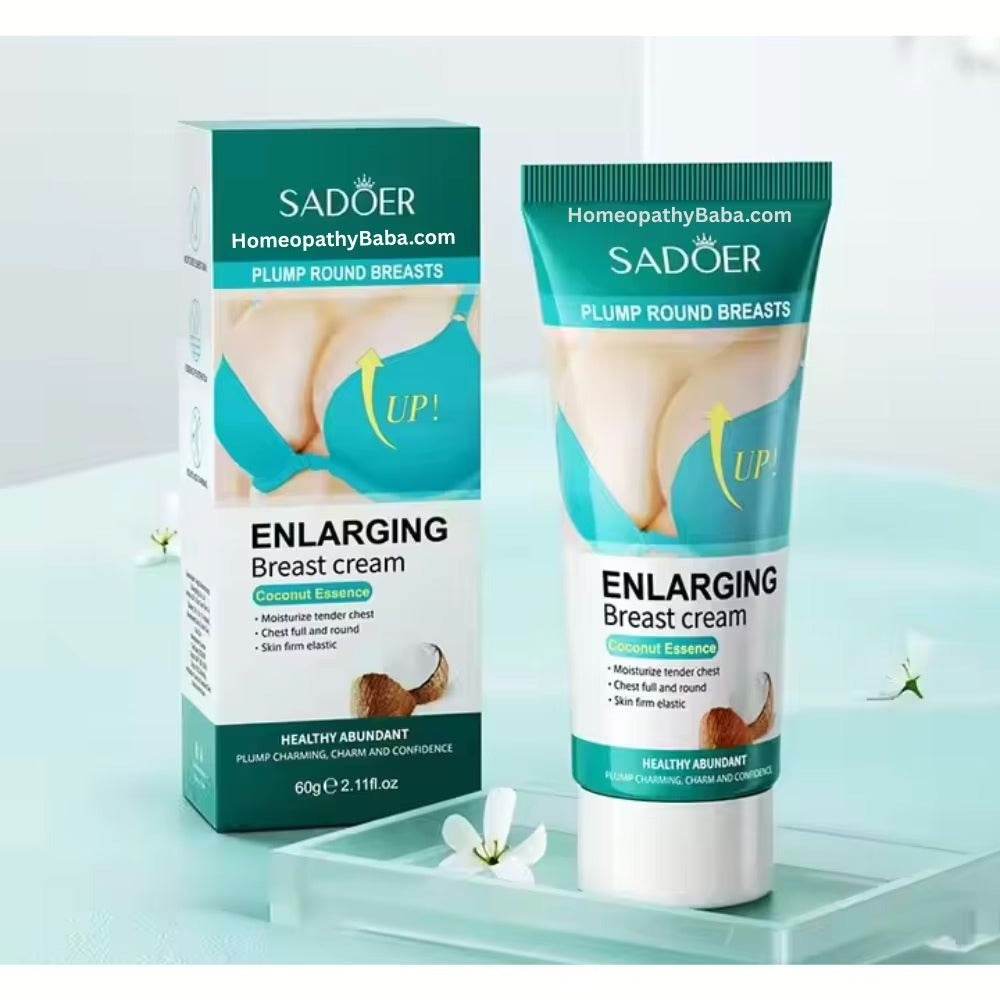 Sadoer Coconut Essence Breast Firming Cream (60g) - HomeopathyBaba.Com