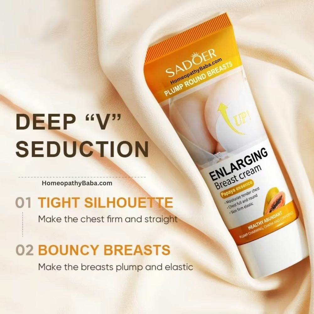 Sadoer Papaya Breast Enhancement Cream 60g - HomeopathyBaba.Com