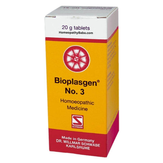Schwabe Bioplasgen No 3 tablets, a homeopathic remedy for colic and abdominal pain | Homeopathy Baba
