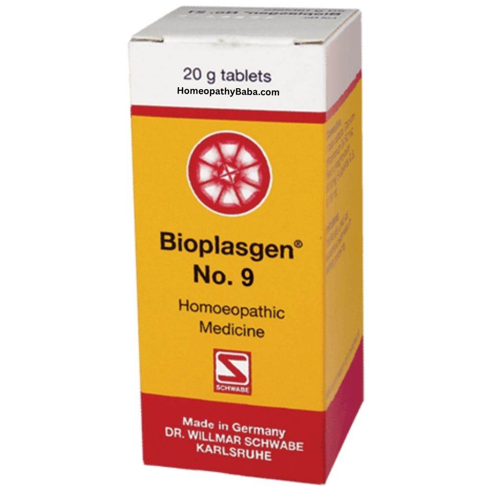 Schwabe Bioplasgen No 9 tablets for dysentery and digestive relief | Homeopathy Baba
