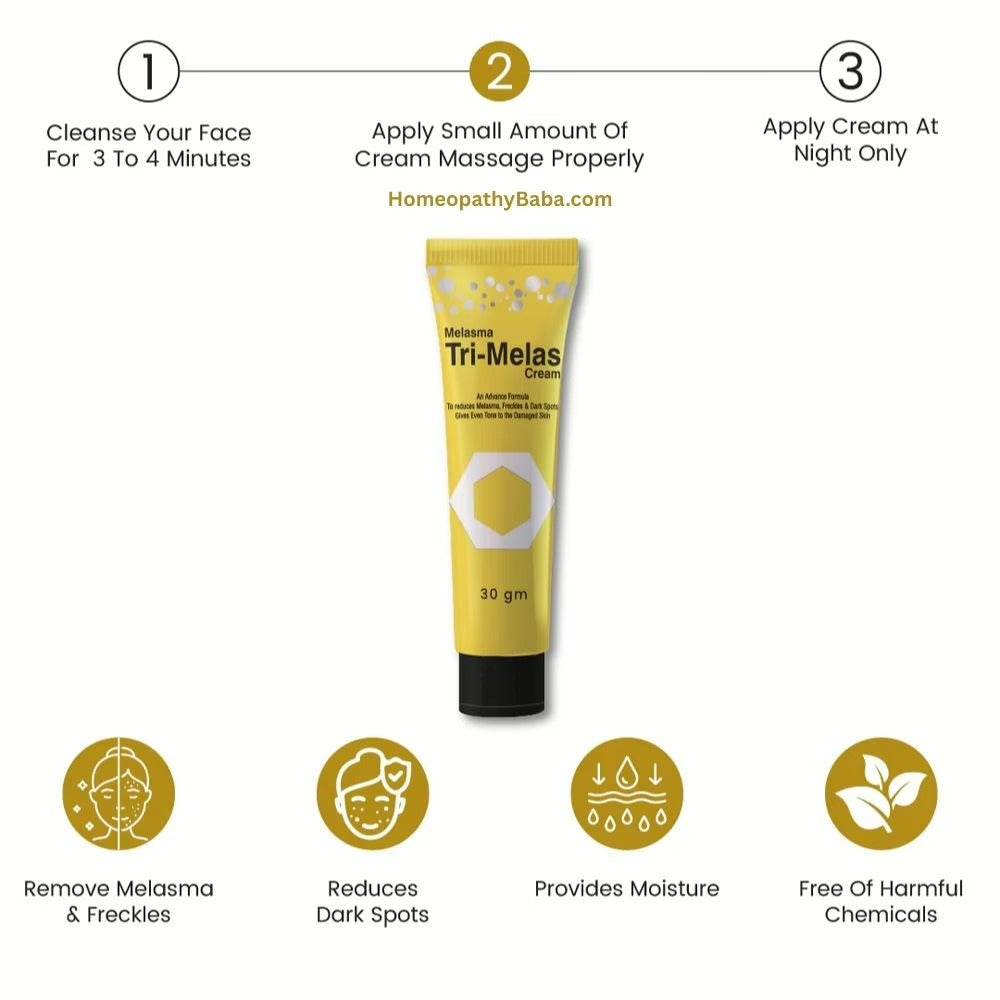 Tri Melas Cream by Dr Romia - HomeopathyBaba.Com