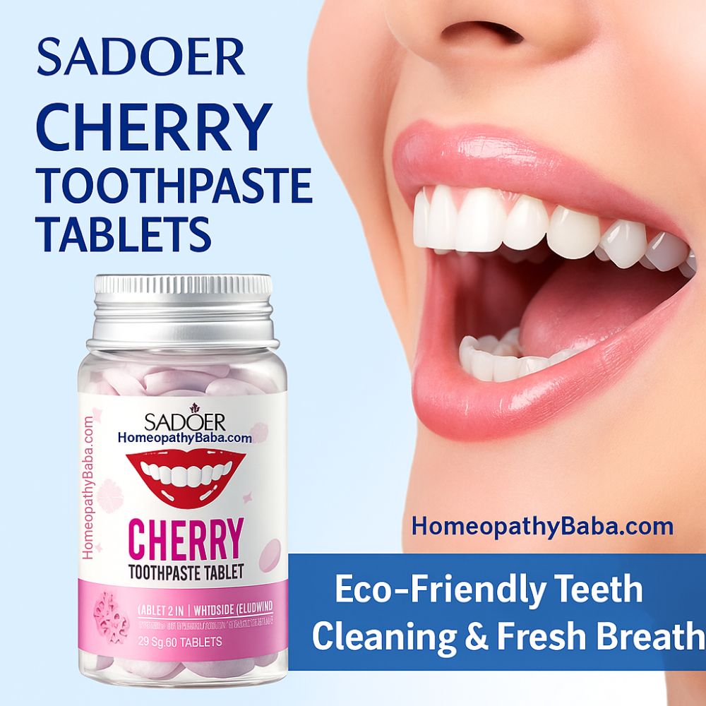 SADOER Cherry Toothpaste Tablets benefits in urdu